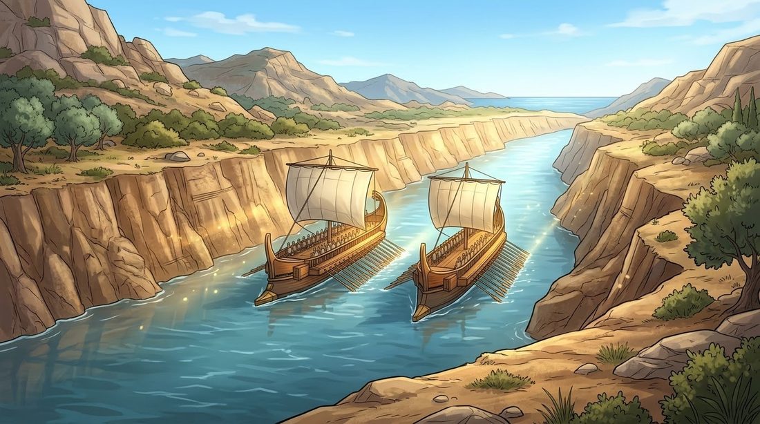 The Histories of Herodotus, Book Seven, The Canal at Athos