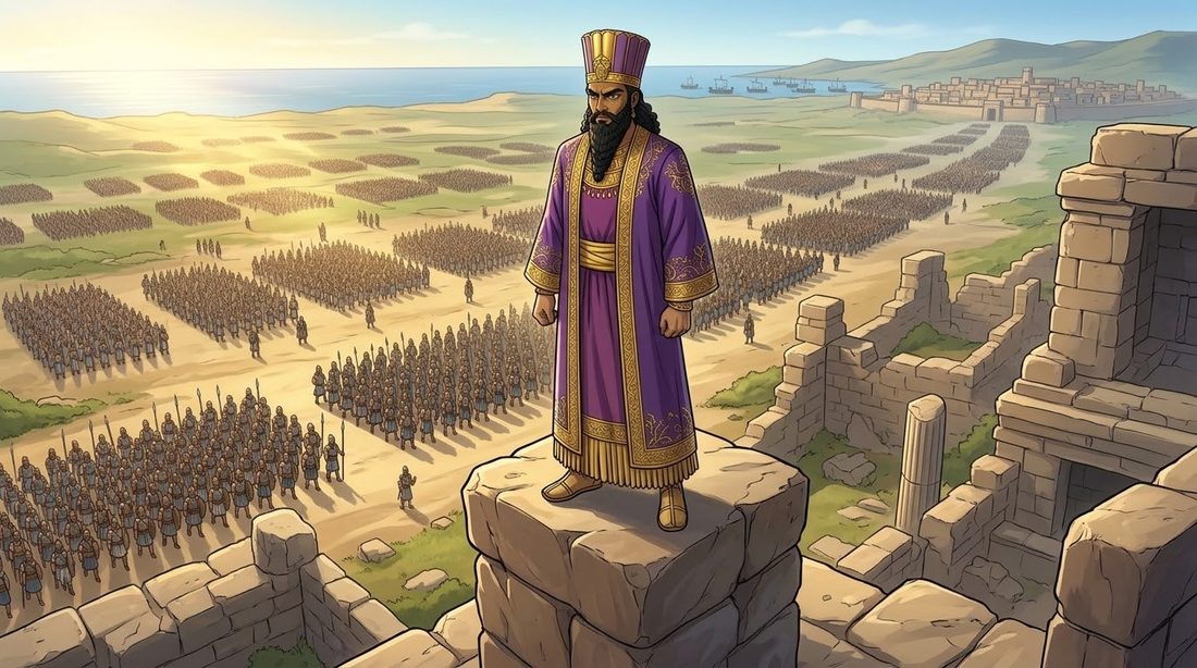The Histories of Herodotus, Book Seven, The March Begins