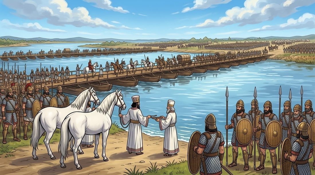 The Histories of Herodotus, Book Seven, Through Thrace