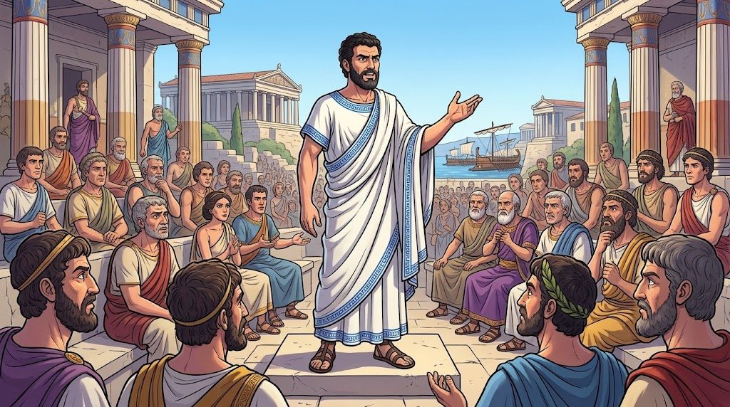 The Histories of Herodotus, Book Seven, The Wooden Wall