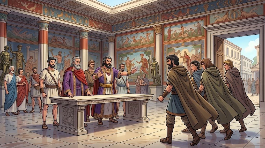 The Histories of Herodotus, Book Seven, Greece Seeks Allies
