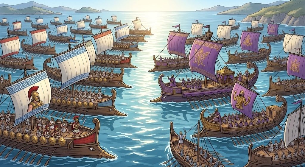 The Histories of Herodotus, Book Seven, The Storm off Magnesia