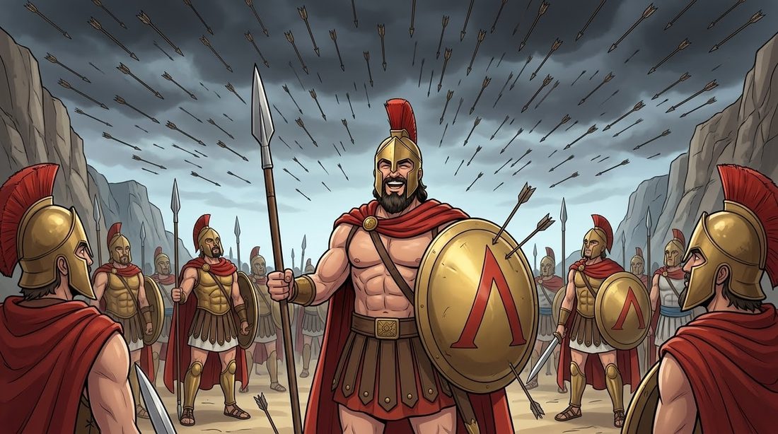The Histories of Herodotus, Book Seven, The Last Stand