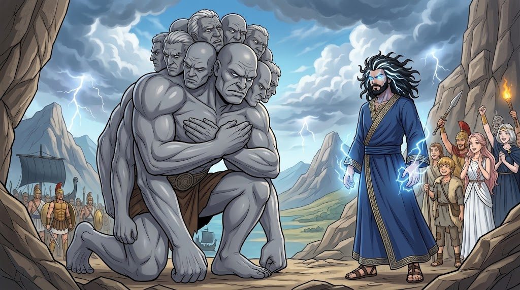 Hesiod's Theogony, The War with the Titans