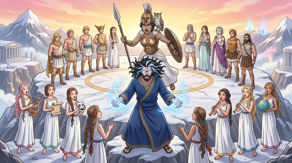 Hesiod's Theogony, Zeus the King