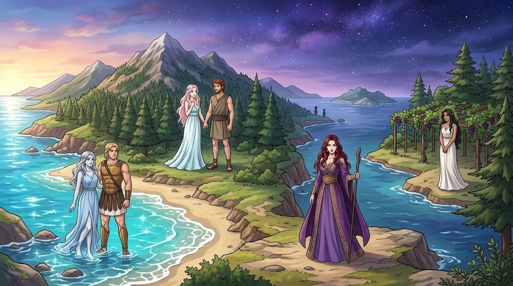 Hesiod's Theogony, Goddesses and Mortal Men